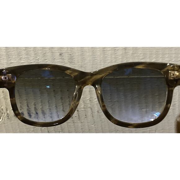 Balenciaga Sunglasses BA 69 62B Brown Horn / Gradient Smoke Made In Italy main image 9